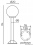 Lampadaire BALLS K 5002/3/K 200