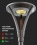 Lampe solaire de parc 15W Park-231R 3000lm avec poteau et fondation
