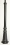 Lampe de parc 1,8-2,8 m