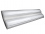 Luminaire LED 40W WW 1168x300x60mm argent
