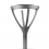 Lampadaire de parc LED Park Plus, mât en aluminium, 4-5 m, noir