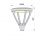 Lampadaire de parc LED Park Plus, mât en aluminium, 4-5 m, noir