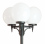 Lampe de parc 3 boules 300 1,9-2,9 m