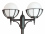 Lampadaire de jardin 2 boules 250 avec panier