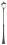 Lampadaire de jardin Retro 1 BD KW 2-3m