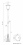 Lampadaire de jardin Retro 1 BD KW 2-3m