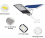 Lampadaire solaire LED Virgin Wall + télécommande