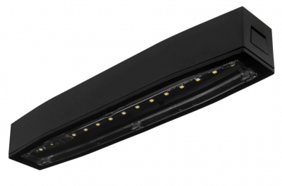 Luminaire de secours LED IP54 en saillie noir
