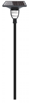 Lampadaire solaire LED 3W / poteau de parc 4m