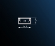 Profil LED universel LM avec obturateur
