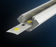 Profilé d'angle LED Lars LS avec obturateur