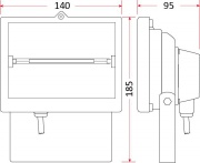 Luminaire halogène OH-150