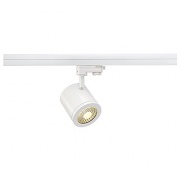 Luminaire LED SLV Enola_c 9 Spot, Rond, 9 W 3000 K avec Adaptateur Triphasé