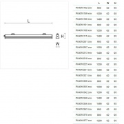 Obligatoire Matrius LED IP65