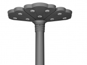  Bowi Lampe LED Wilber 30W avec mât 3m DW