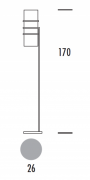 Lampadaire EDGAR BIS LP