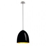  SLV Paire de suspensions Cone 30, rondes, noires/dorées, E27 max. 60 W