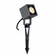  SLV Petit spot LED carré, anthracite, 6 W, 3 000 K