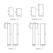 Luminaire de jardin Novia