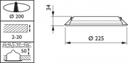 Obligatoire Ledinaire SlimDownlight DN065B