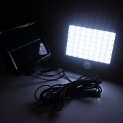 Projecteur 56 LED avec panneau solaire et détecteur de mouvement