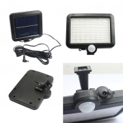 Projecteur 56 LED avec panneau solaire et détecteur de mouvement