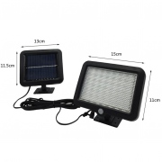 Projecteur 56 LED avec panneau solaire et détecteur de mouvement
