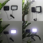 Projecteur 56 LED avec panneau solaire et détecteur de mouvement
