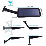 Applique solaire LED, orientable avec détecteur de mouvement