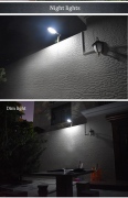 Applique solaire LED, orientable avec détecteur de mouvement