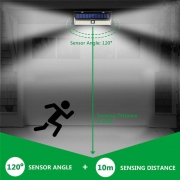 Applique solaire LED 1000 lm avec détecteur de mouvement