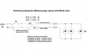 Luminaire LED Tango Stick Music Line en aluminium