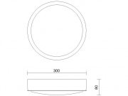 Plafonnier LED ECO Titania