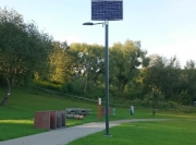 Lampadaire solaire à LED Regina