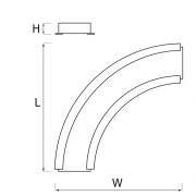 LED à arc simple