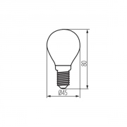 Source lumineuse LED XLED G45 E14/E27