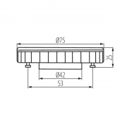 Lampe LED Source lumineuse LED ESG LED GX53