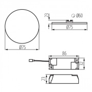 Spot LED encastrable Arel
