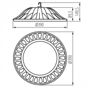 Luminaire LED pour grande hauteur HIBO LED N