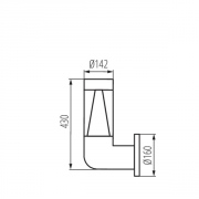 Luminaire architectural avec source lumineuse remplaçable Invo TR