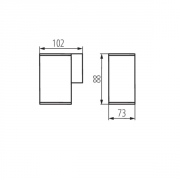Luminaire de jardin avec source lumineuse remplaçable Gori