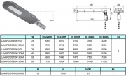 Lampadaire LED IP65 Lardo