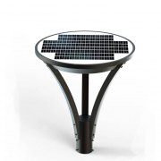 Lampe solaire de parc 15W Park-231R 3000lm avec poteau et fondation