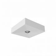 Luminaire de secours à LED Awex Lovato N 3 carré en saillie