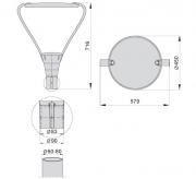 Feu de stationnement LED Izar 50-90W IP65