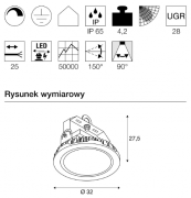 Lampes LED DALI HIGH BAY Para Flac