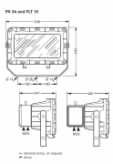 Projecteurs Ex pour lampes à décharge PX 04 et FLT 10
