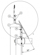 Panneau actif D-6 avec panneau solaire et turbine