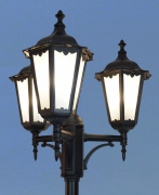 Lampe de parc Retro 3 1,95-2,95 m