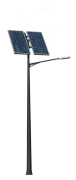  Electriquo Lampadaire solaire LED de 6 m adapté pour alimenter une caméra 24 V